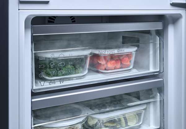 Miele KDN 7724 E Active Mit DailyFresh ExtraCool, komfortabler LED-Beleuchtung und NoFrost.